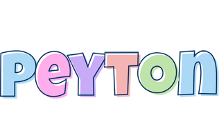 Peyton pastel logo
