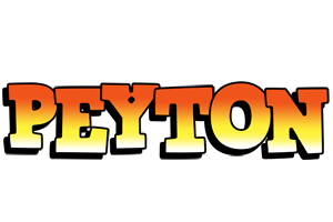 Peyton sunset logo