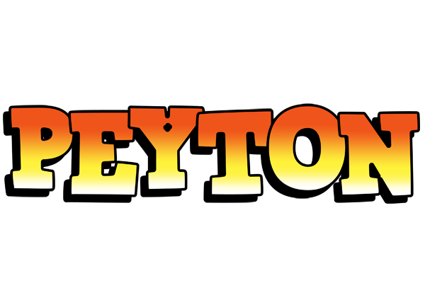 Peyton sunset logo