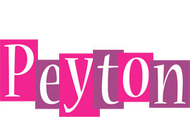 Peyton whine logo