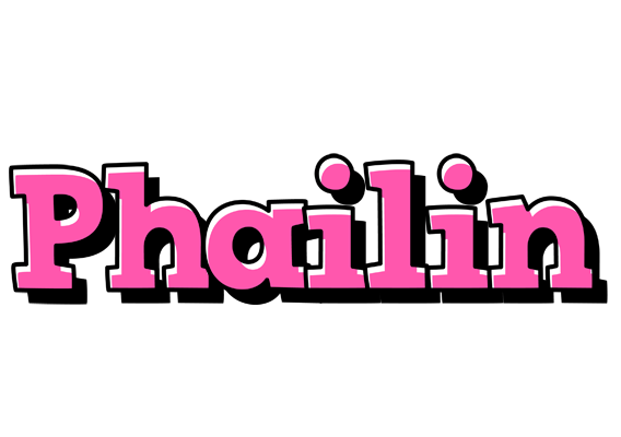 Phailin girlish logo