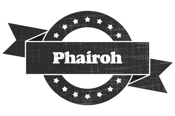 Phairoh grunge logo