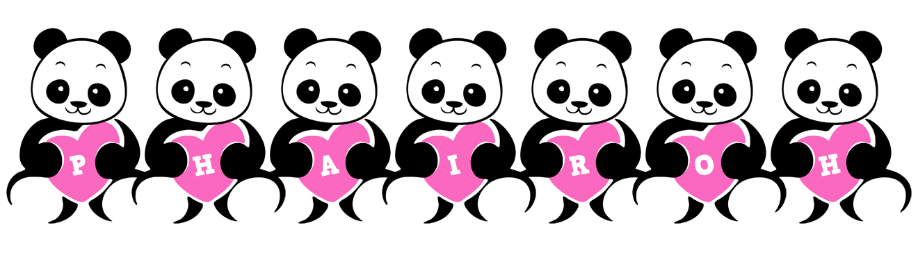Phairoh love-panda logo