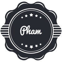 Pham badge logo