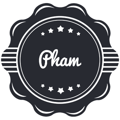 Pham badge logo