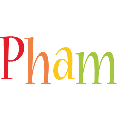 Pham birthday logo