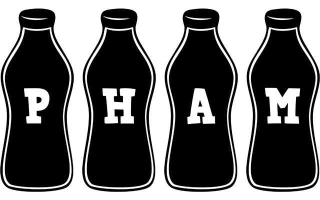 Pham bottle logo