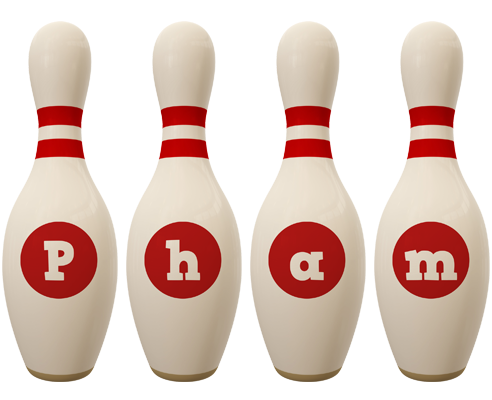 Pham bowling-pin logo