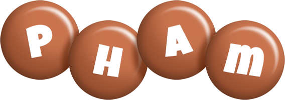 Pham candy-brown logo