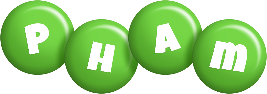 Pham candy-green logo