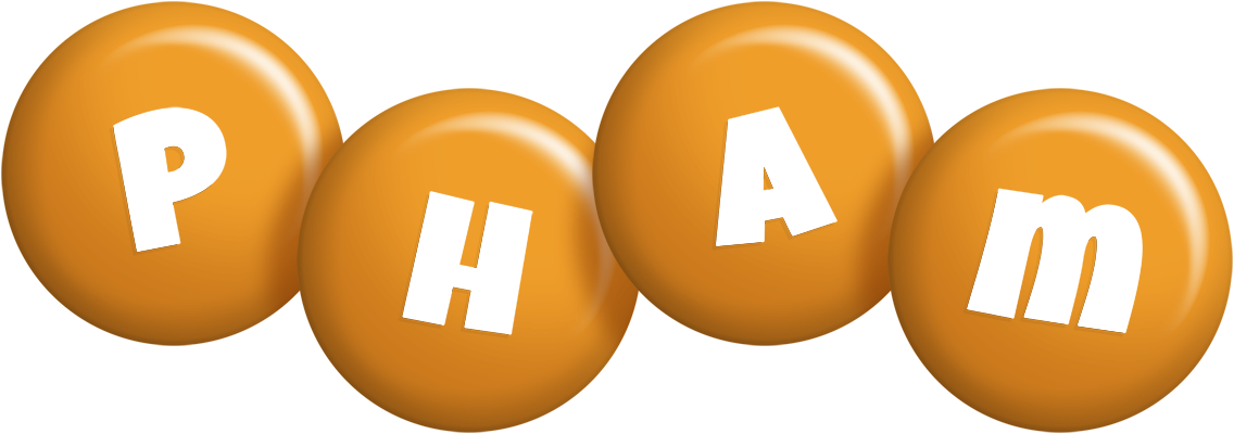Pham candy-orange logo