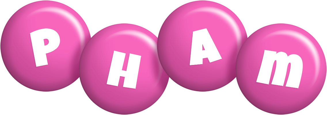 Pham candy-pink logo