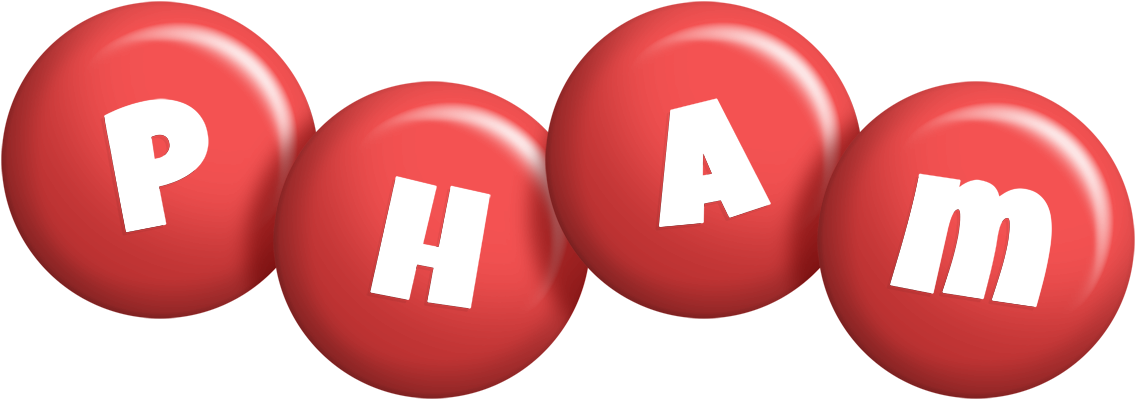 Pham candy-red logo