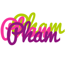 Pham flowers logo