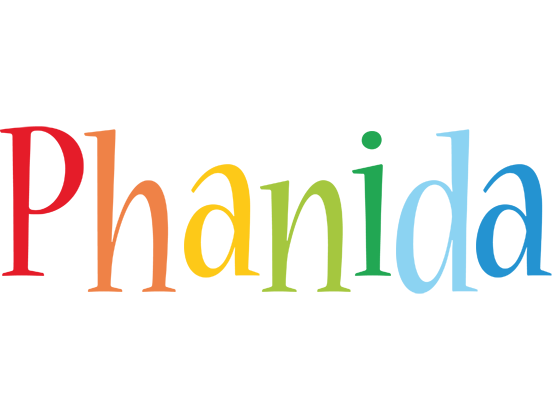 Phanida birthday logo