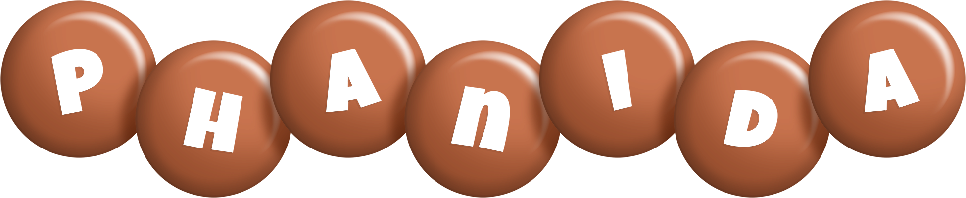 Phanida candy-brown logo