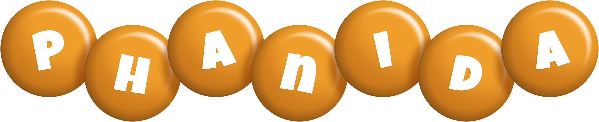 Phanida candy-orange logo