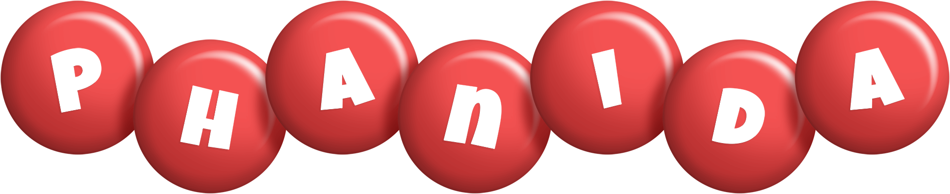Phanida candy-red logo