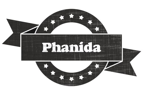 Phanida grunge logo