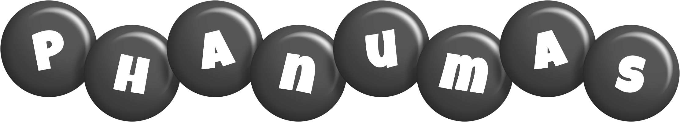 Phanumas candy-black logo