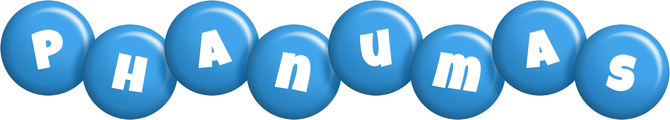 Phanumas candy-blue logo