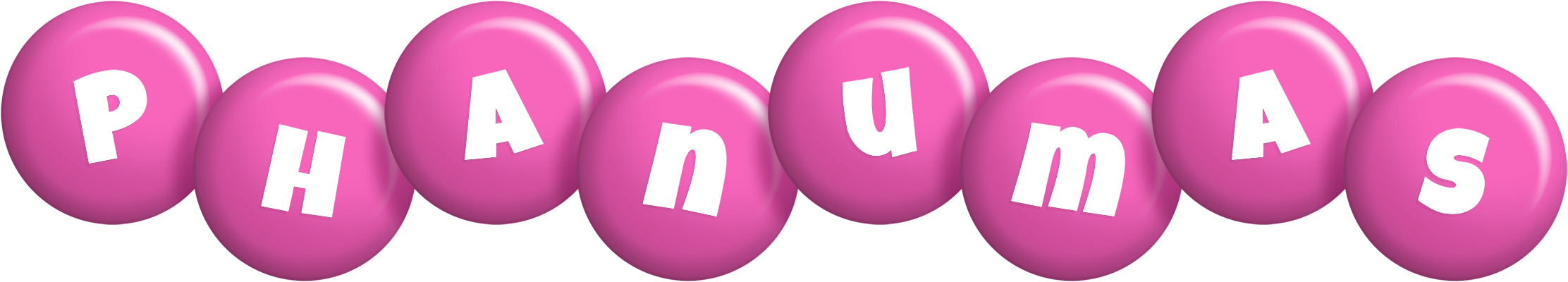 Phanumas candy-pink logo