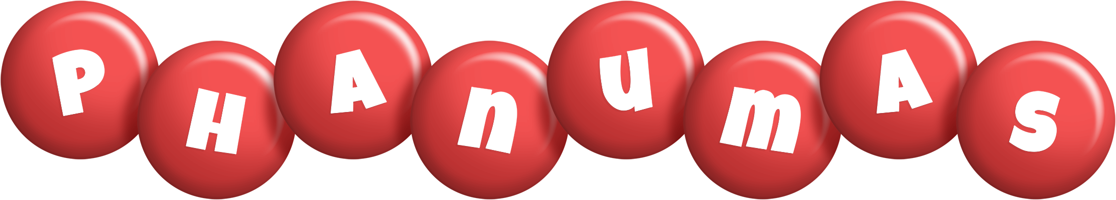 Phanumas candy-red logo