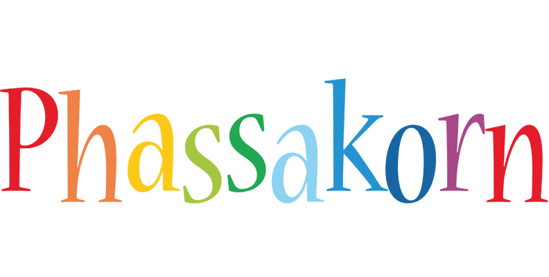 Phassakorn birthday logo