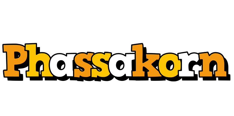 Phassakorn cartoon logo
