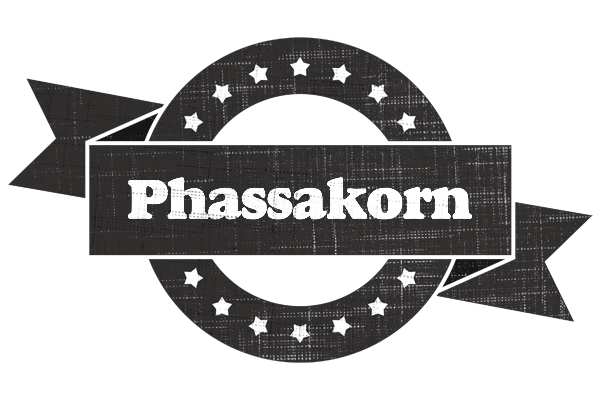 Phassakorn grunge logo
