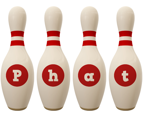 Phat bowling-pin logo