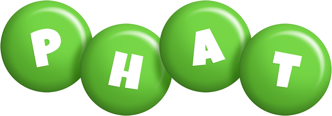 Phat candy-green logo
