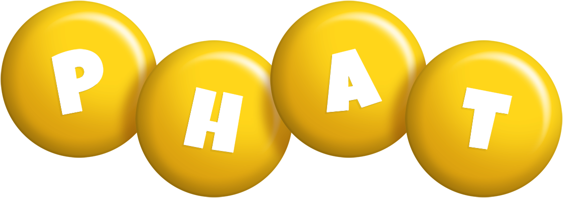Phat candy-yellow logo