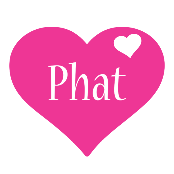 Phat love-heart logo