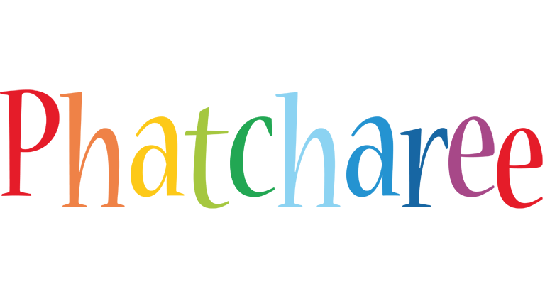 Phatcharee birthday logo