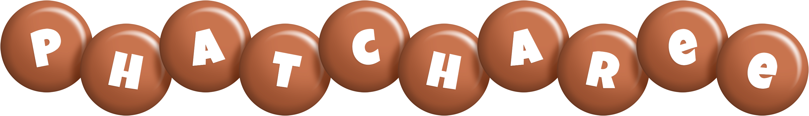 Phatcharee candy-brown logo
