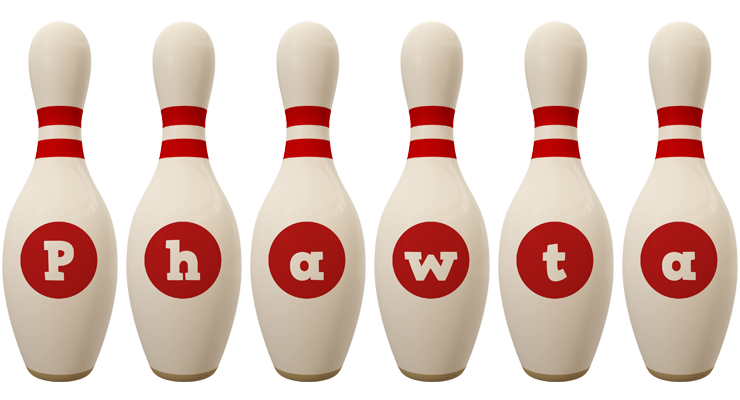 Phawta bowling-pin logo
