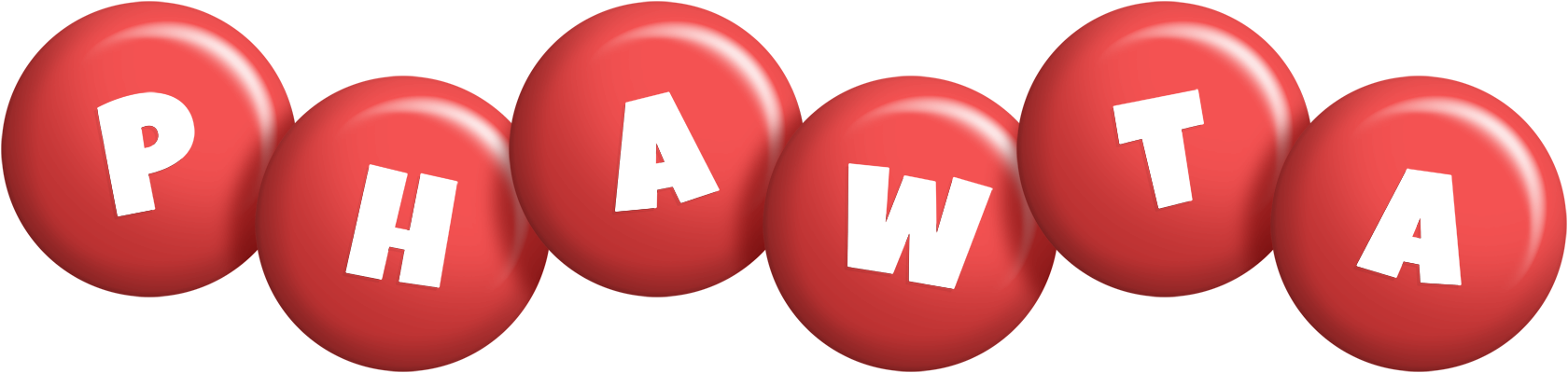 Phawta candy-red logo