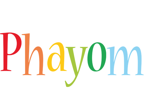 Phayom birthday logo
