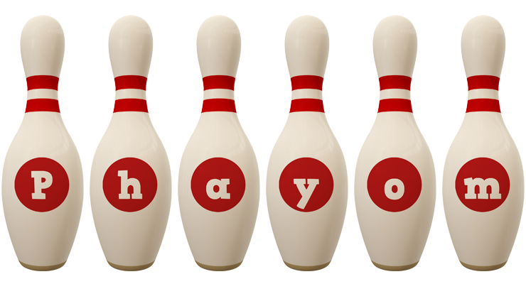 Phayom bowling-pin logo