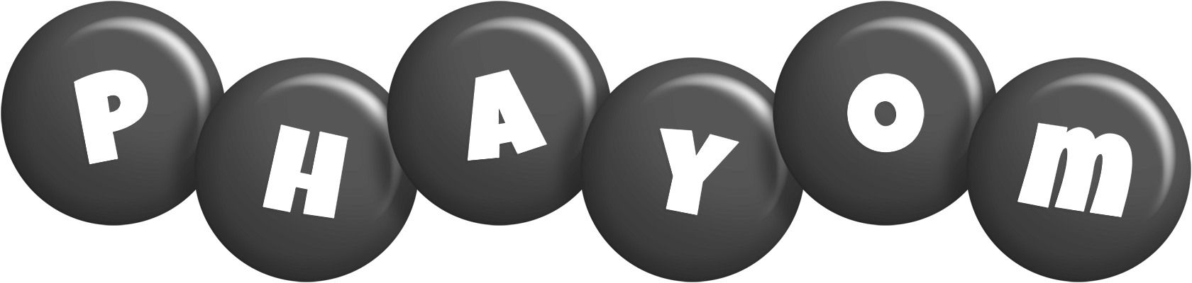 Phayom candy-black logo