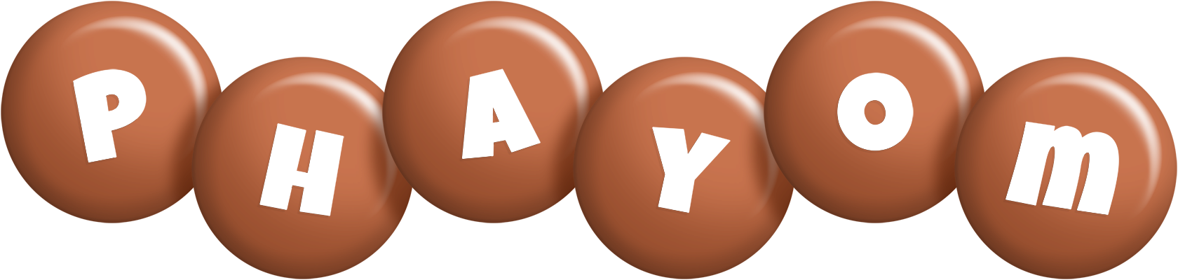 Phayom candy-brown logo