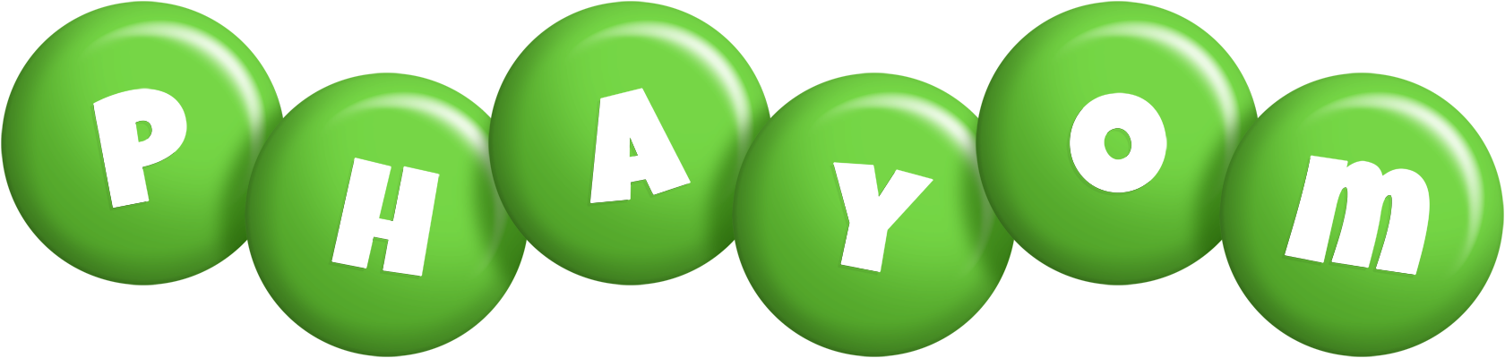 Phayom candy-green logo