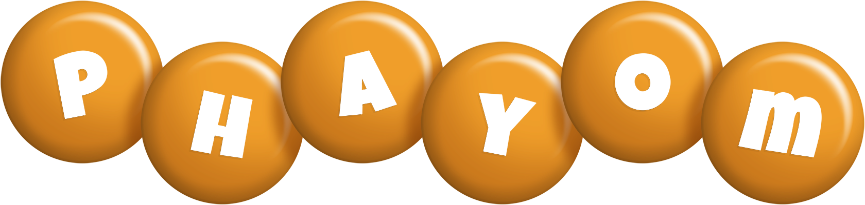 Phayom candy-orange logo