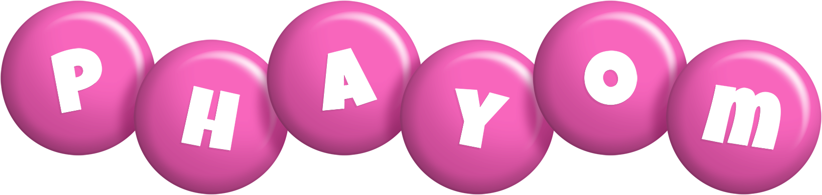 Phayom candy-pink logo