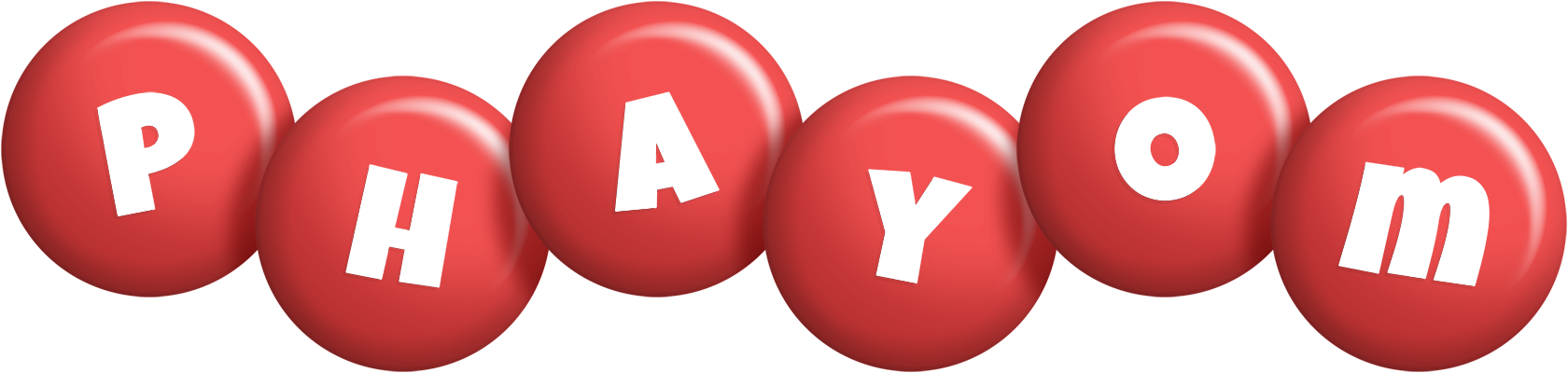 Phayom candy-red logo