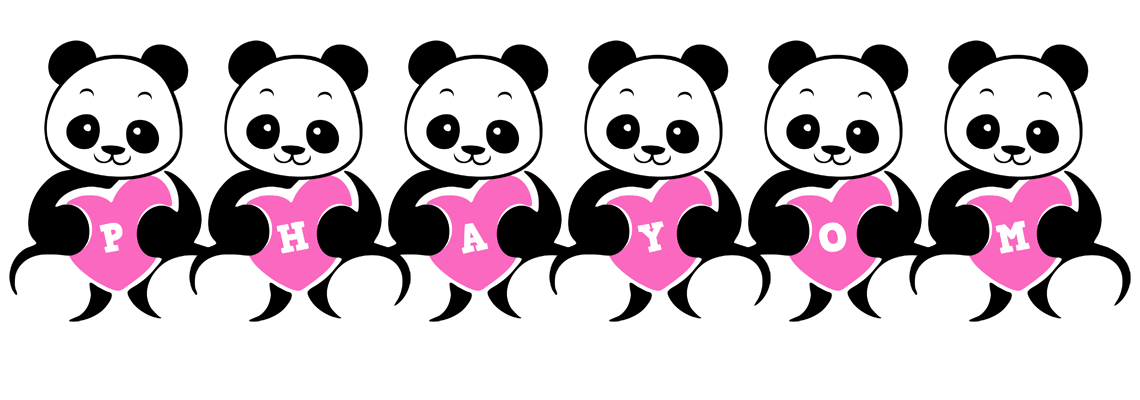 Phayom love-panda logo