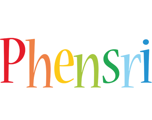 Phensri birthday logo