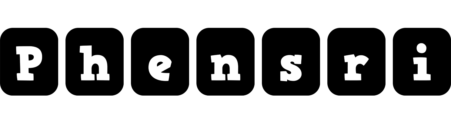 Phensri box logo