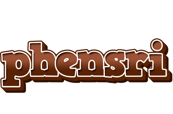 Phensri brownie logo